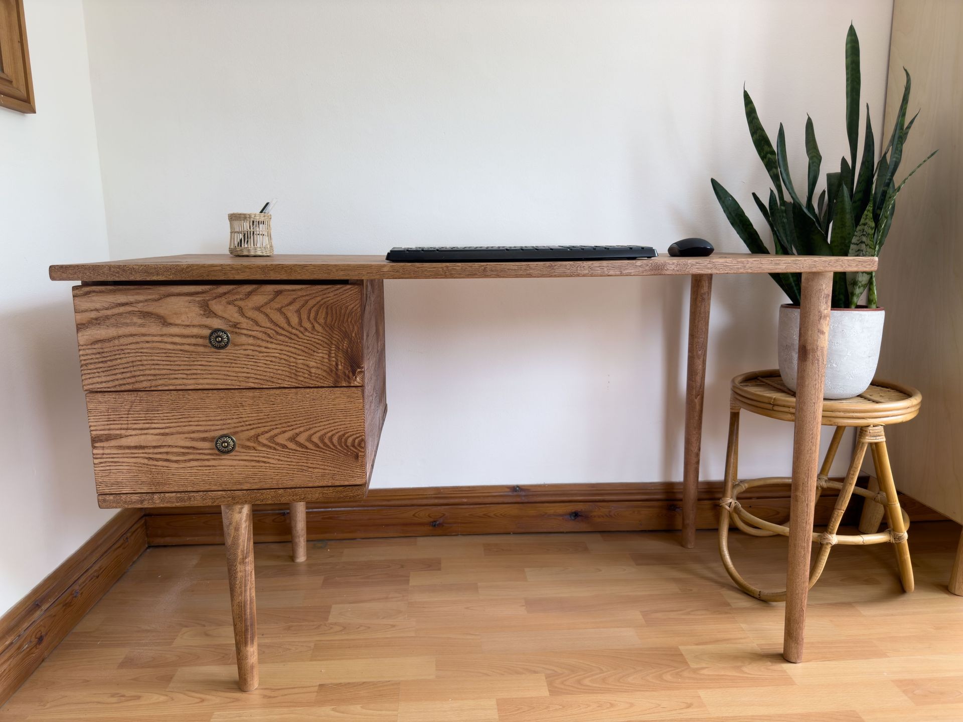 wooden office desk